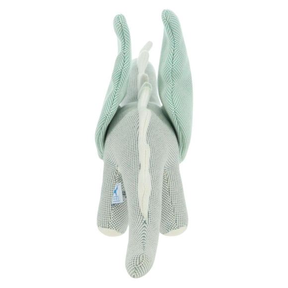 HERMES Dragon Epope Knuffel Katoen Groen Auth 173277M