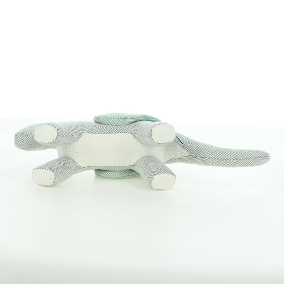 HERMES Dragon Epope Knuffel Katoen Groen Auth 173277M