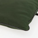 PRADA Shoulder Bag Nylon Khaki Silver Auth 173280-10