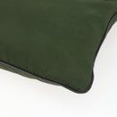 PRADA Shoulder Bag Nylon Khaki Silver Auth 173280-12