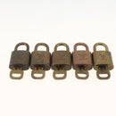 LOUIS VUITTON Padlock 5 Set Padlock metal Gold LV Auth 173285-5