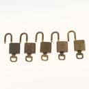 LOUIS VUITTON Padlock 5 Set Padlock metal Gold LV Auth 173285-6