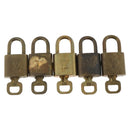 LOUIS VUITTON Padlock 5 Set Padlock metal Gold LV Auth 173286-2