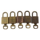 LOUIS VUITTON Padlock 5 Set Padlock metal Gold LV Auth 173287-3