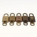 LOUIS VUITTON Padlock 5 Set Padlock metal Gold LV Auth 173287-5
