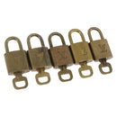LOUIS VUITTON Padlock 5 Set Padlock metal Gold LV Auth 173289-1