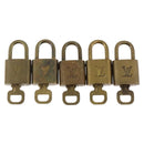 LOUIS VUITTON Padlock 5 Set Padlock metal Gold LV Auth 173289-2