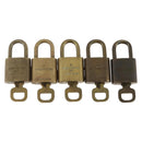 LOUIS VUITTON Padlock 5 Set Padlock metal Gold LV Auth 173290-3