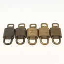 LOUIS VUITTON Padlock 5 Set Padlock metal Gold LV Auth 173290-4
