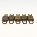 LOUIS VUITTON Padlock 5 Set Padlock metal Gold LV Auth 173293-4