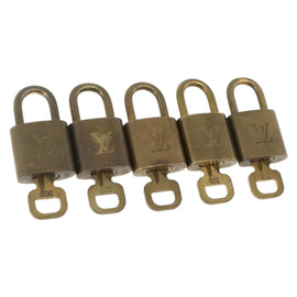 LOUIS VUITTON Padlock 5 Set Padlock metal Gold LV Auth 173294