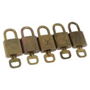 LOUIS VUITTON Padlock 5 Set Padlock metal Gold LV Auth 173295-1