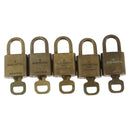 LOUIS VUITTON Padlock 5 Set Padlock metal Gold LV Auth 173295-3