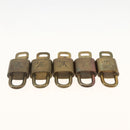 LOUIS VUITTON Padlock 5 Set Padlock metal Gold LV Auth 173295-4