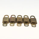 LOUIS VUITTON Padlock 5 Set Padlock metal Gold LV Auth 173295-5