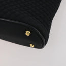 TIFFANY&Co. BALLY Shoulder Bag Nylon Leather 2 Set Black Gold Tone Auth 173297-19