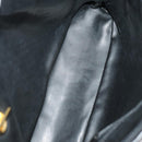 TIFFANY&Co. BALLY Shoulder Bag Nylon Leather 2 Set Black Gold Tone Auth 173297-20