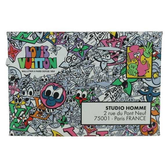 LOUIS VUITTON Monogram Comics Trio Envelope Pouch M82014 LV Auth 173300SM