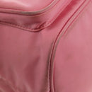 PRADA Handtasche Nylon 2-Wege Pink Gold Auth 173303A-10