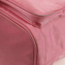 PRADA Handtasche Nylon 2-Wege Pink Gold Auth 173303A-16
