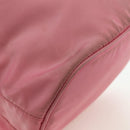 PRADA Handtasche Nylon 2-Wege Pink Gold Auth 173303A-17