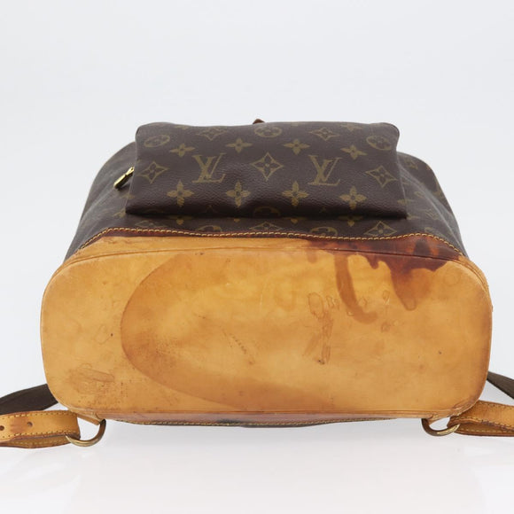 LOUIS VUITTON Monogram Montsouris GM Backpack M51135 LV Auth 173306