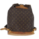 LOUIS VUITTON Monogram Montsouris GM Backpack M51135 LV Auth 173306-2