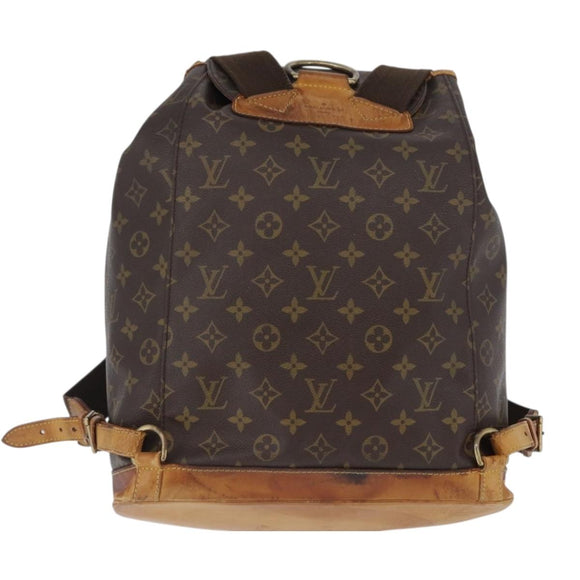 LOUIS VUITTON Monogram Montsouris GM Backpack M51135 LV Auth 173306