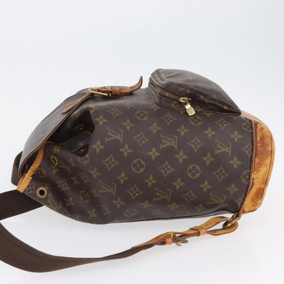 LOUIS VUITTON Monogram Montsouris GM Backpack M51135 LV Auth 173306