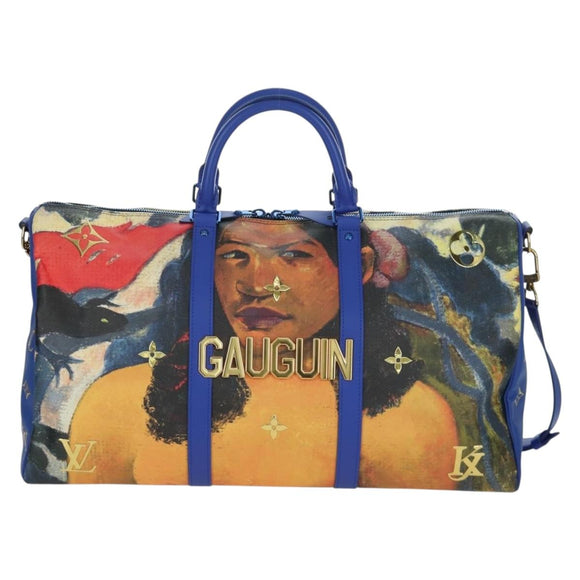 LOUIS VUITTON Masters Collection GAUGUIN Keepall Bandouliere 50 LV Auth 173307SM