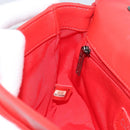 CHANEL Matelasse 25 Chain Shoulder Bag Calf Skin Red CC Auth 173308V-25