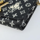 LOUIS VUITTON Catgram Portefeuille Twist Chain Bag Black M63888 LV Auth 173312SM-9