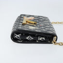 LOUIS VUITTON Catgram Portefeuille Twist Chain Bag Black M63888 LV Auth 173312SM-3