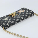 LOUIS VUITTON Catgram Portefeuille Twist Chain Bag Black M63888 LV Auth 173312SM-6