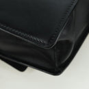 PRADA Shoulder Bag Leather Gray Gold Auth 173314V-17