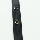 PRADA Shoulder Bag Leather Gray Gold Auth 173314V-9