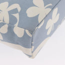 CHANEL Chain Shoulder Bag Canvas Light Blue gold CC Auth 173315SAV-8