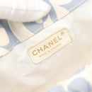 CHANEL Chain Shoulder Bag Canvas Light Blue gold CC Auth 173315SAV-19