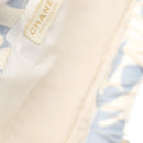 CHANEL Chain Shoulder Bag Canvas Light Blue gold CC Auth 173315SAV-9