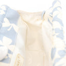 CHANEL Chain Shoulder Bag Canvas Light Blue gold CC Auth 173315SAV-20