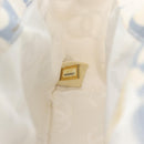 CHANEL Chain Shoulder Bag Canvas Light Blue gold CC Auth 173315SAV-10