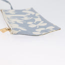 CHANEL Chain Shoulder Bag Canvas Light Blue gold CC Auth 173315SAV-24