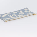 CHANEL Chain Shoulder Bag Canvas Light Blue gold CC Auth 173315SAV-25