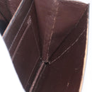 GUCCI Shoulder Bag Leather Brown Gold Auth 173328-22