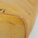 LOUIS VUITTON Monogram Vernis Houston Handtas Beige M91004 LV Auth 173330-15