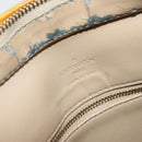 LOUIS VUITTON Monogram Vernis Houston Handtas Beige M91004 LV Auth 173330-21