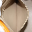 LOUIS VUITTON Monogram Vernis Houston Handtas Beige M91004 LV Auth 173330-25