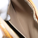 LOUIS VUITTON Monogram Vernis Houston Handtas Beige M91004 LV Auth 173330-26