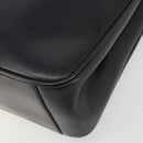 GUCCI Shoulder Bag Leather Black Gold 001 46 1641 Auth 173331-10