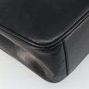 GUCCI Shoulder Bag Leather Black Gold 001 46 1641 Auth 173331-11